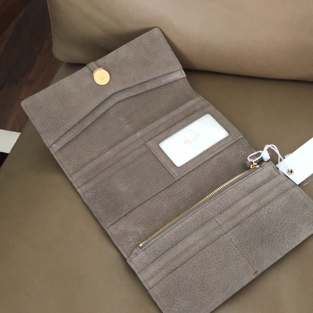COPY - Hammitt Benjamin wallet , grey Nubuck New - Picture 2 of 3